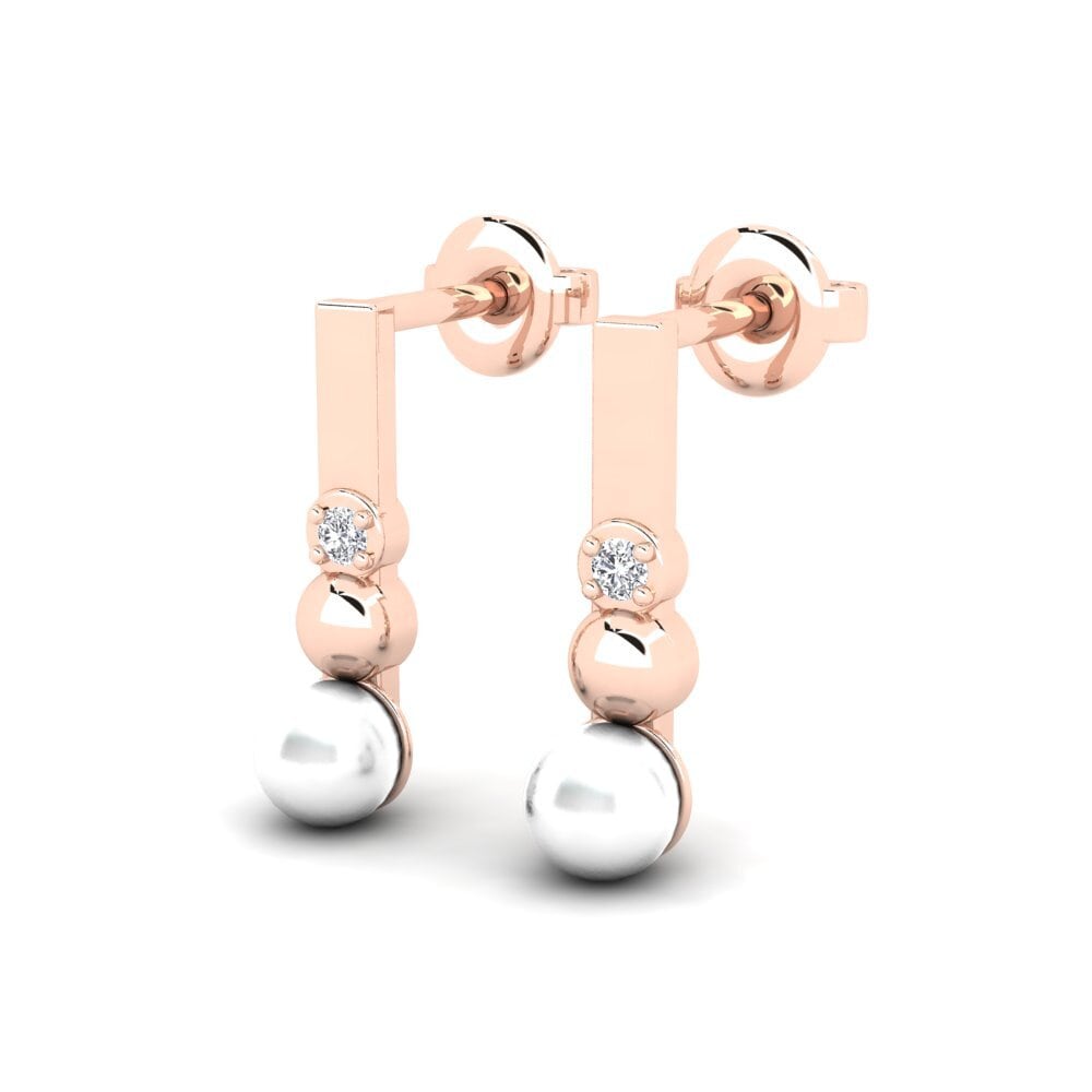 14k Rose Gold Women's Earring Isora