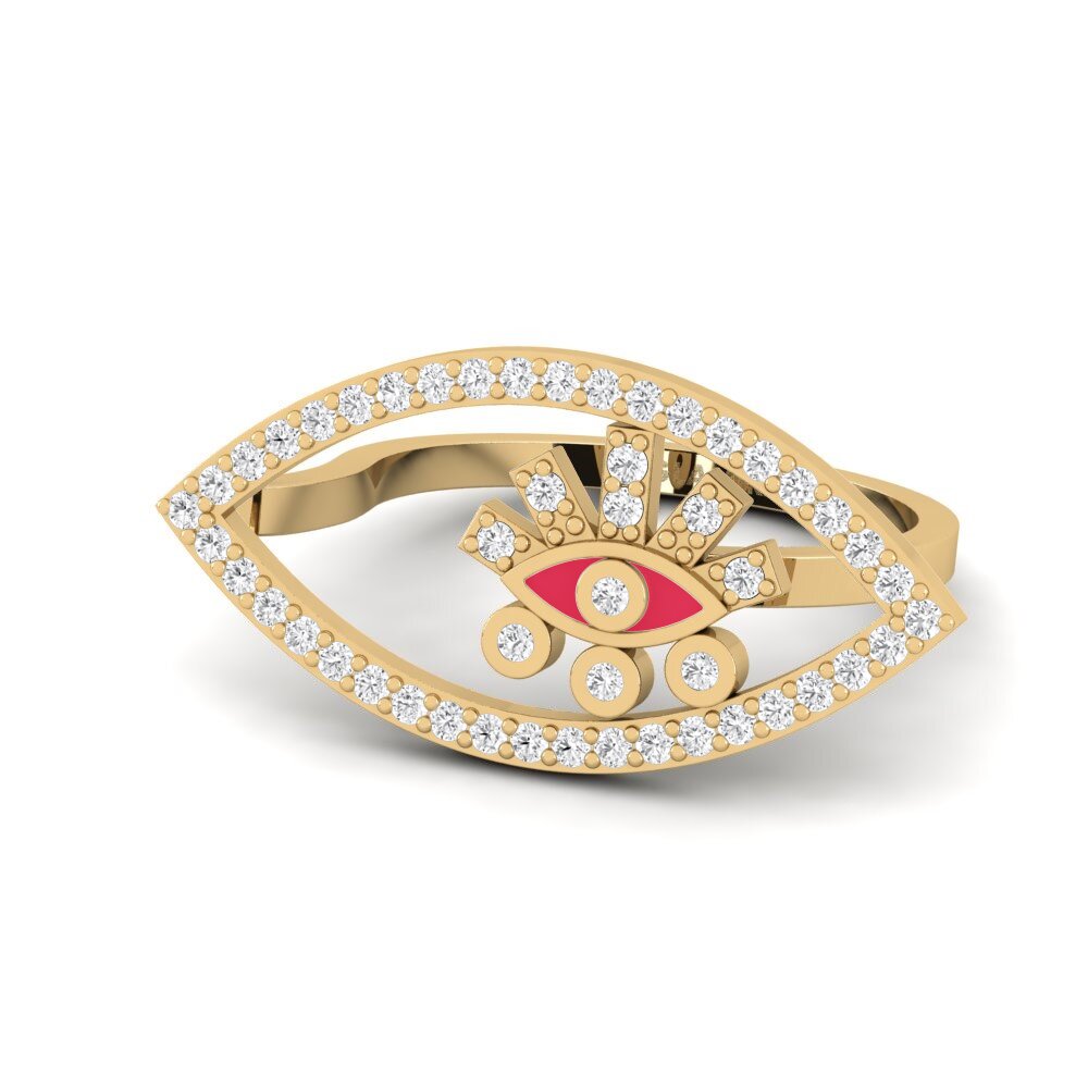 Weißer Saphir Ring Issos