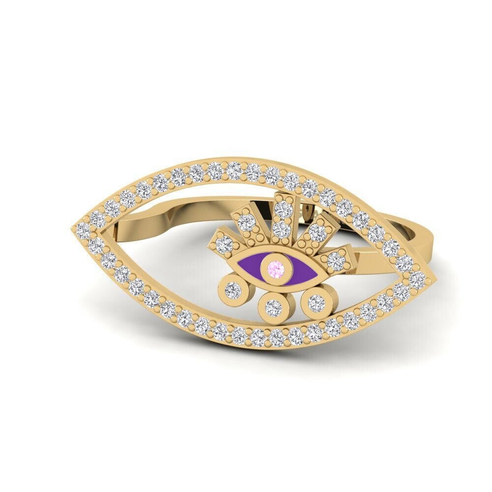 Saphir Rose Bague Issos