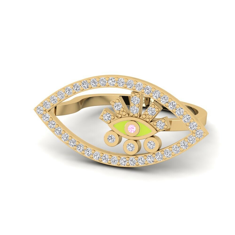 Saphir Rose Bague Issos