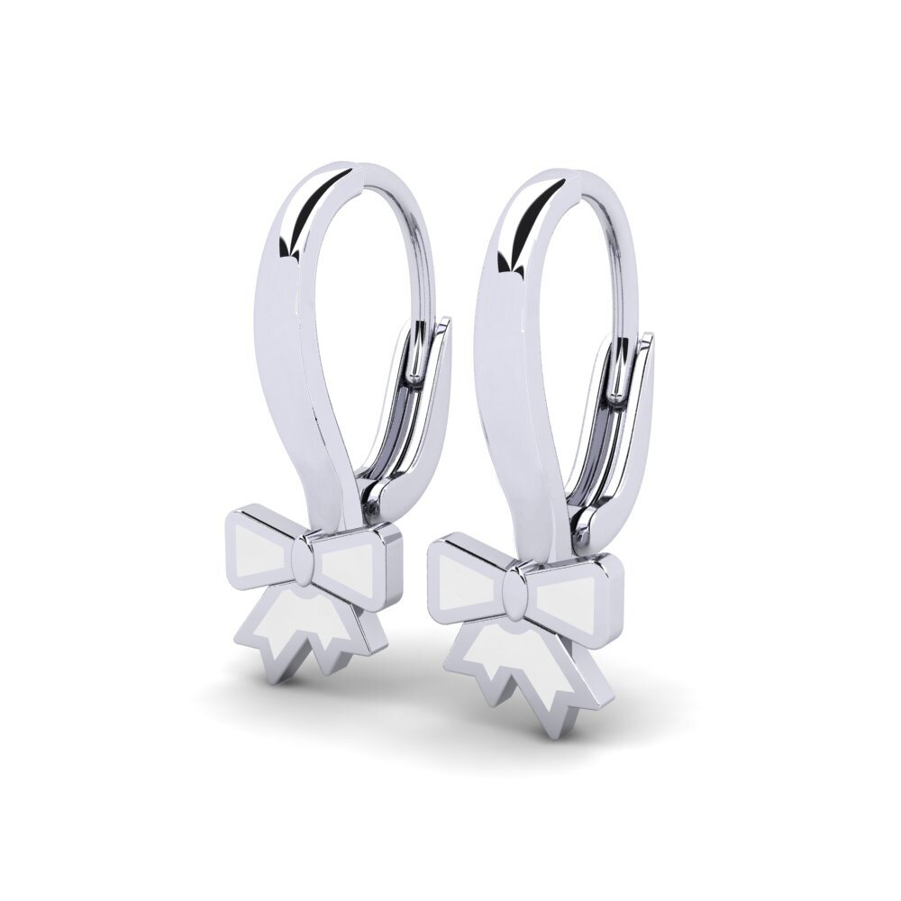 950 Platinum Kid's Earring Itace