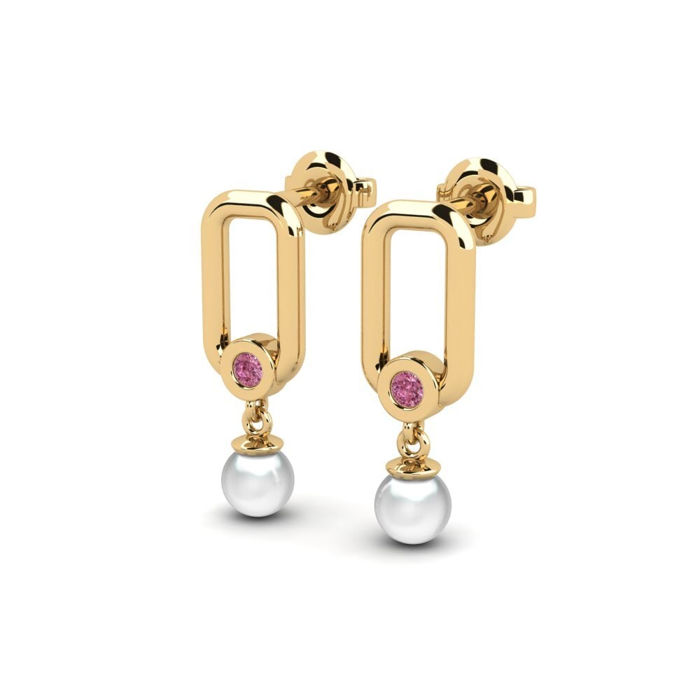 Rhodolite Garnet Women's Earring Itchar