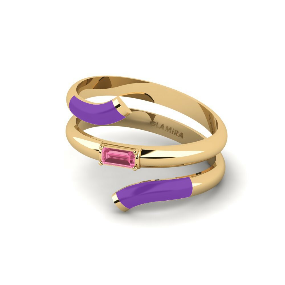 Saphir Rose Bague Ithakis