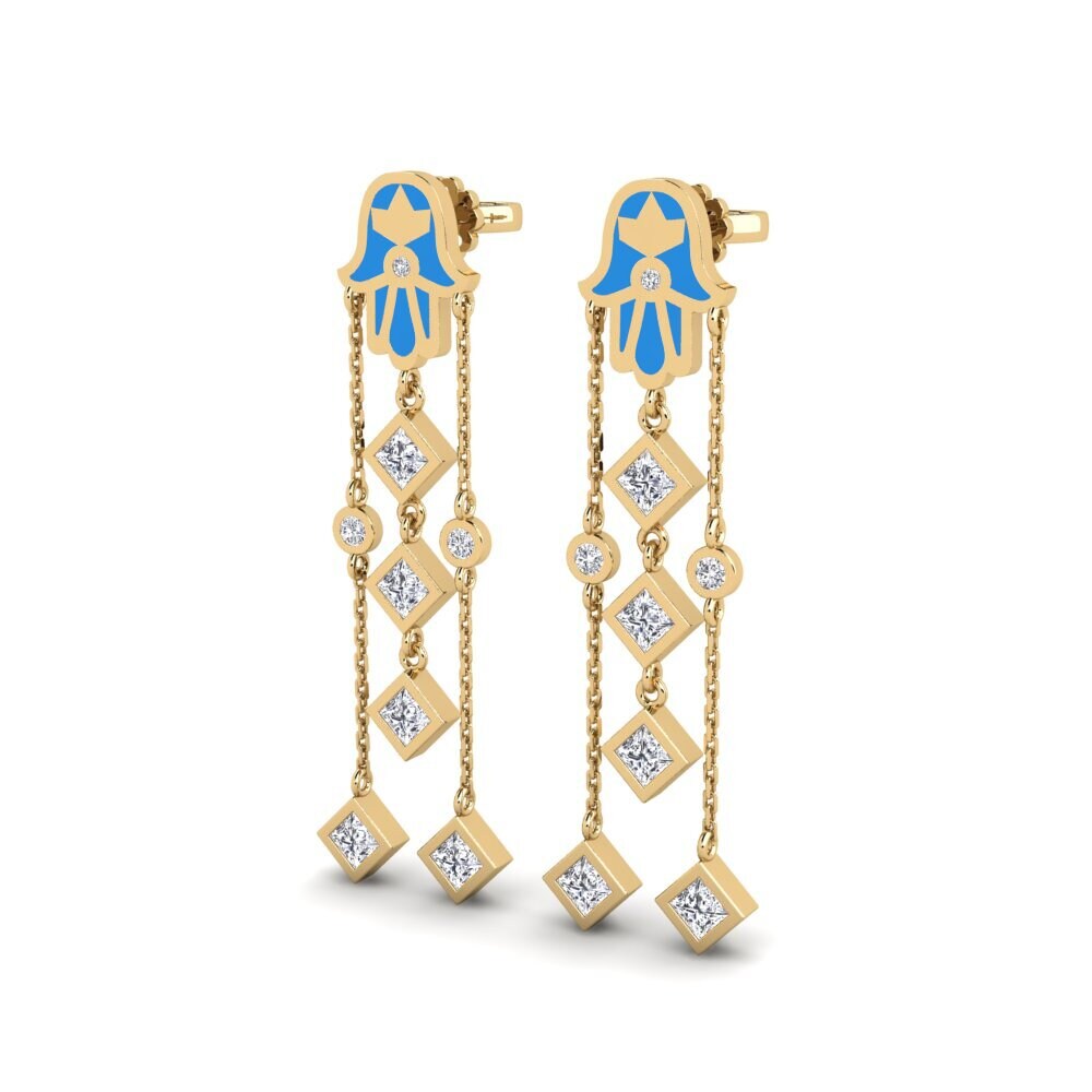 14ct Yellow Gold Women's Earring Ithemba