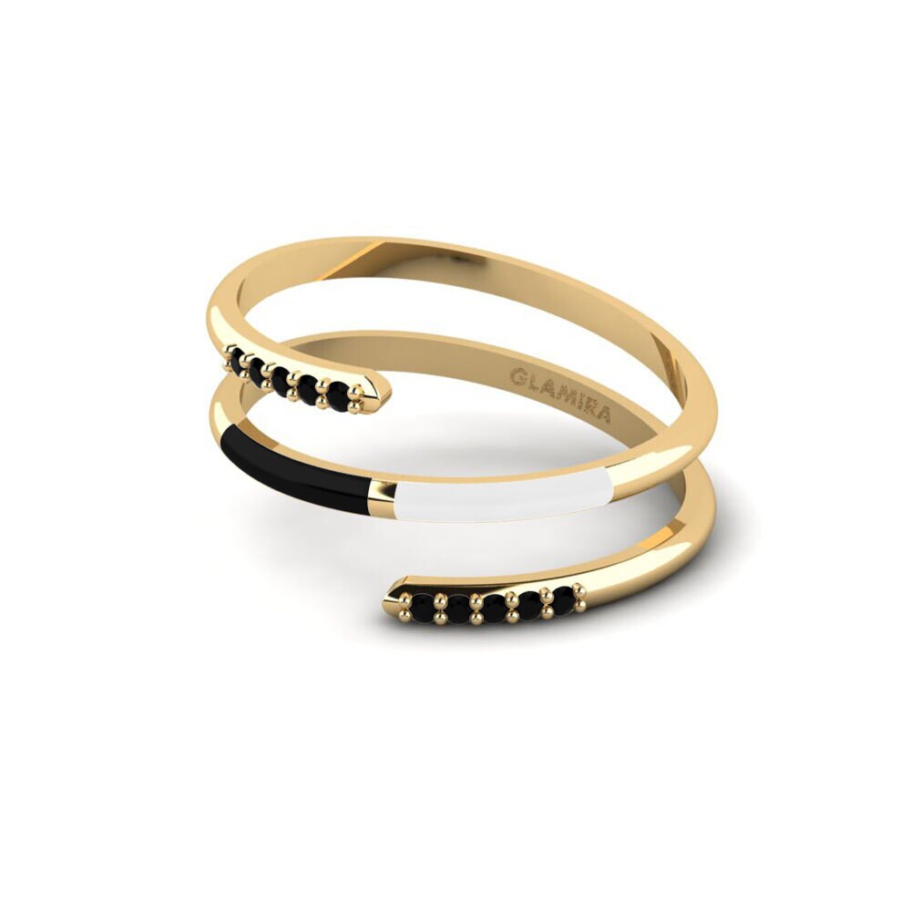 Schwarzer Diamant Ring Ithoca