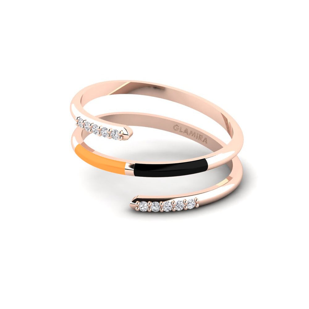 Rotgold 375 Ring Ithoca