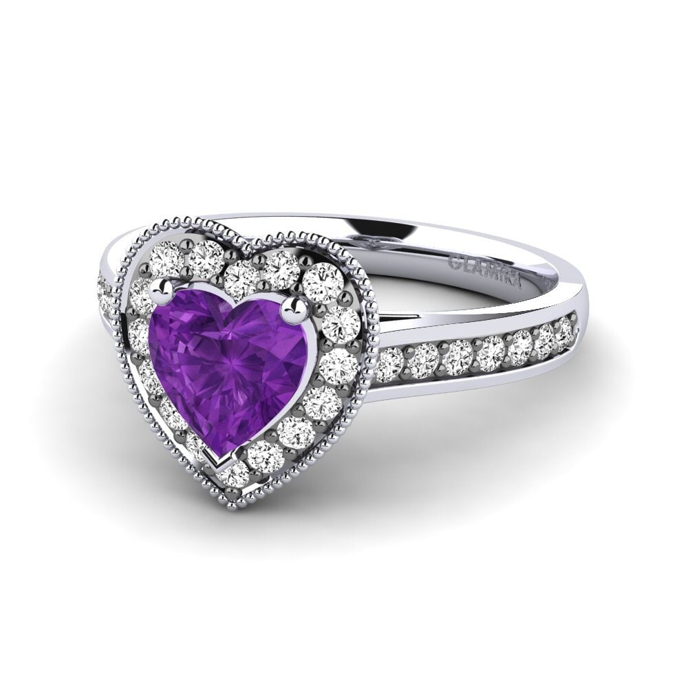 Amatista Anillo de Mujer Ivey