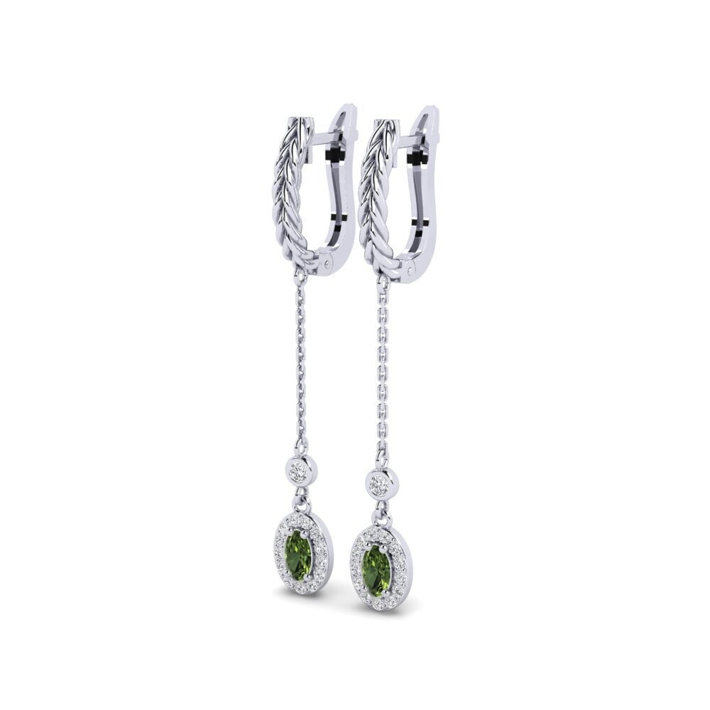 Green Sapphire Women's Earring Ixabiso