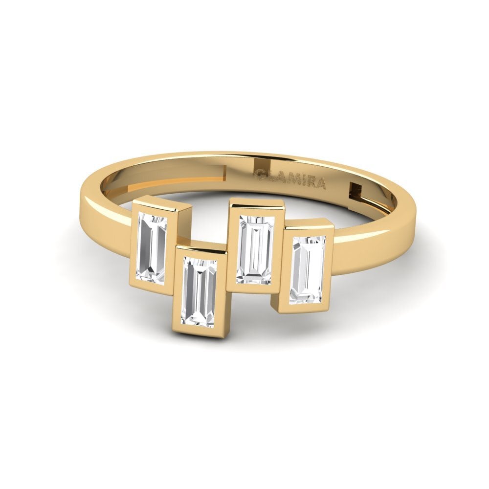 White sapphire Ring Izimbali - A