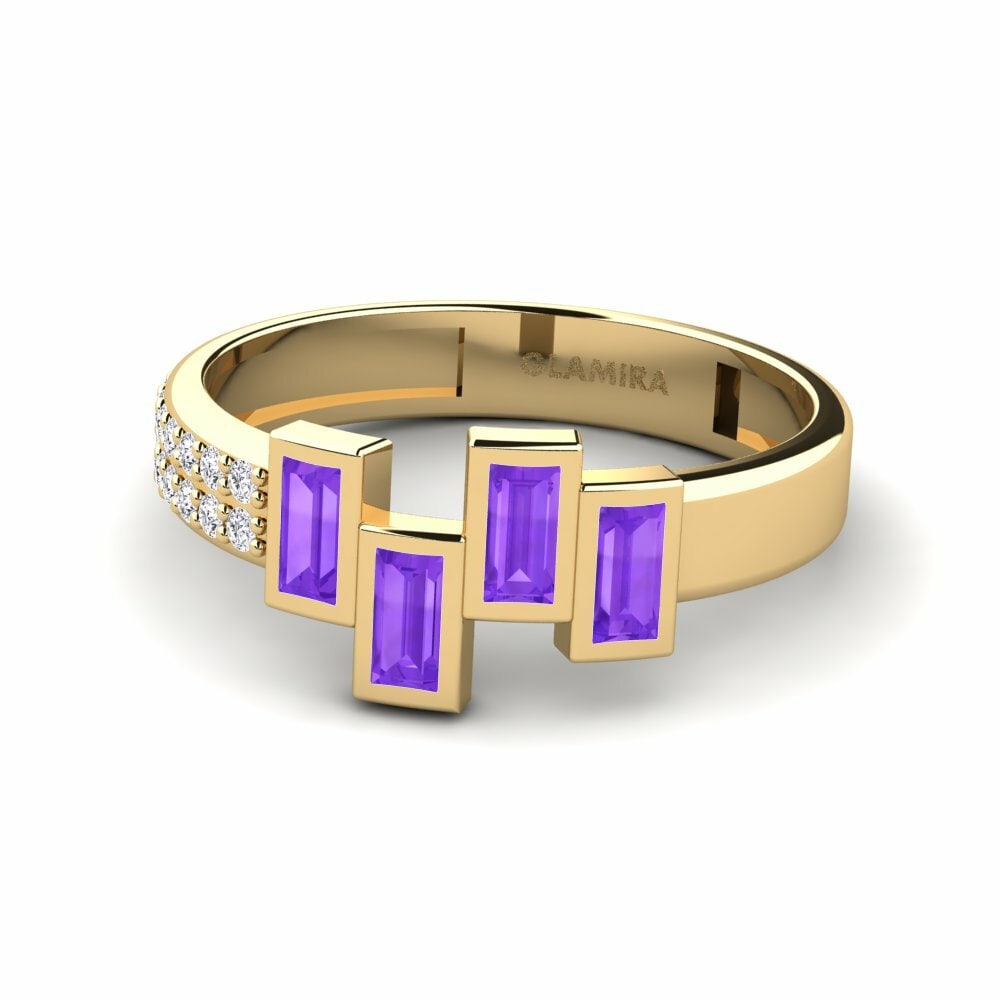 Améthyste Bague Izimbali - B