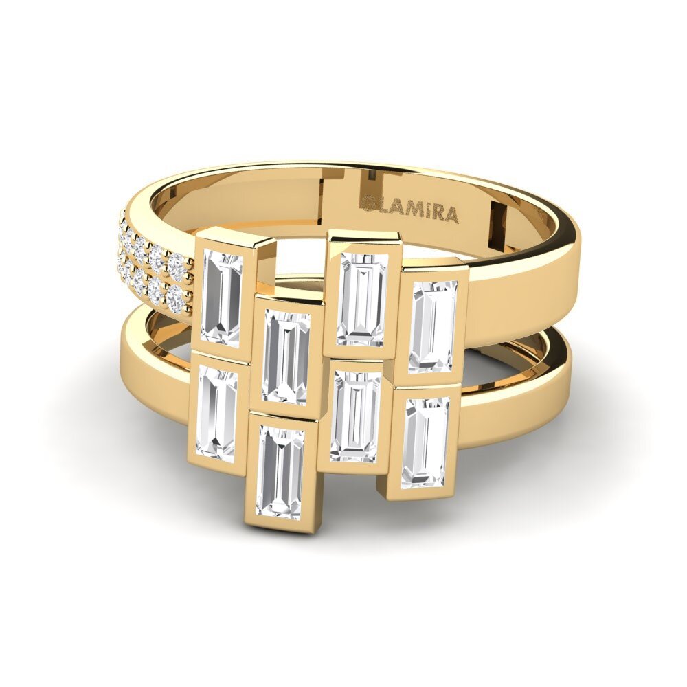 White sapphire Ring Izimbali - SET