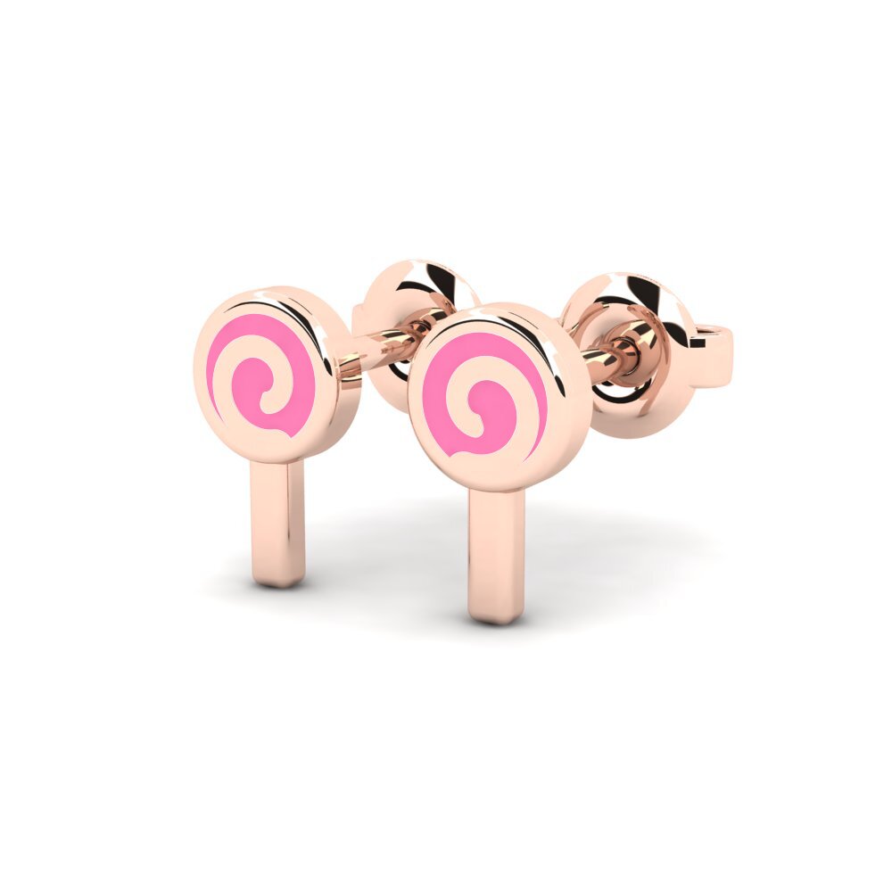 18ct Rose Gold Kid's Earring Iznenadenje