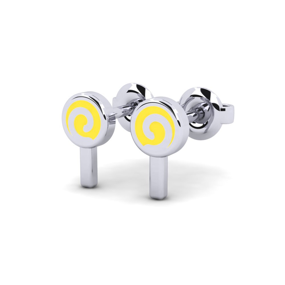 9ct White Gold Kid's Earring Iznenadenje