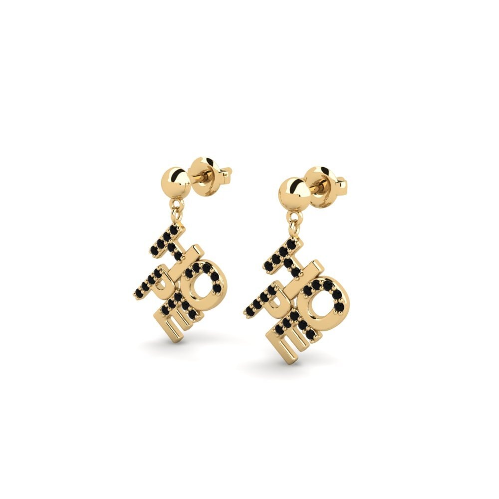 Black Diamond Women's Earring Izon