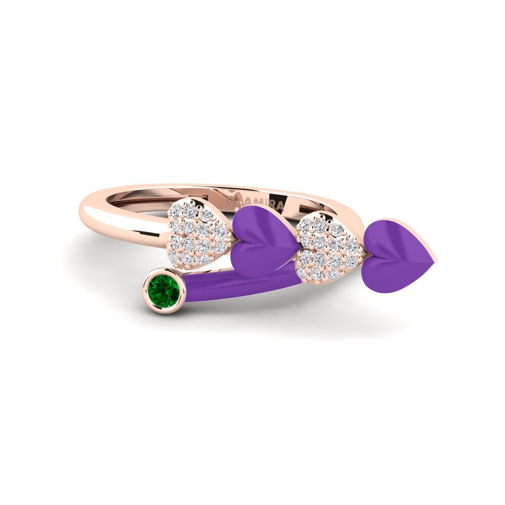 Grüner Zirkonia Ring Jacaylka