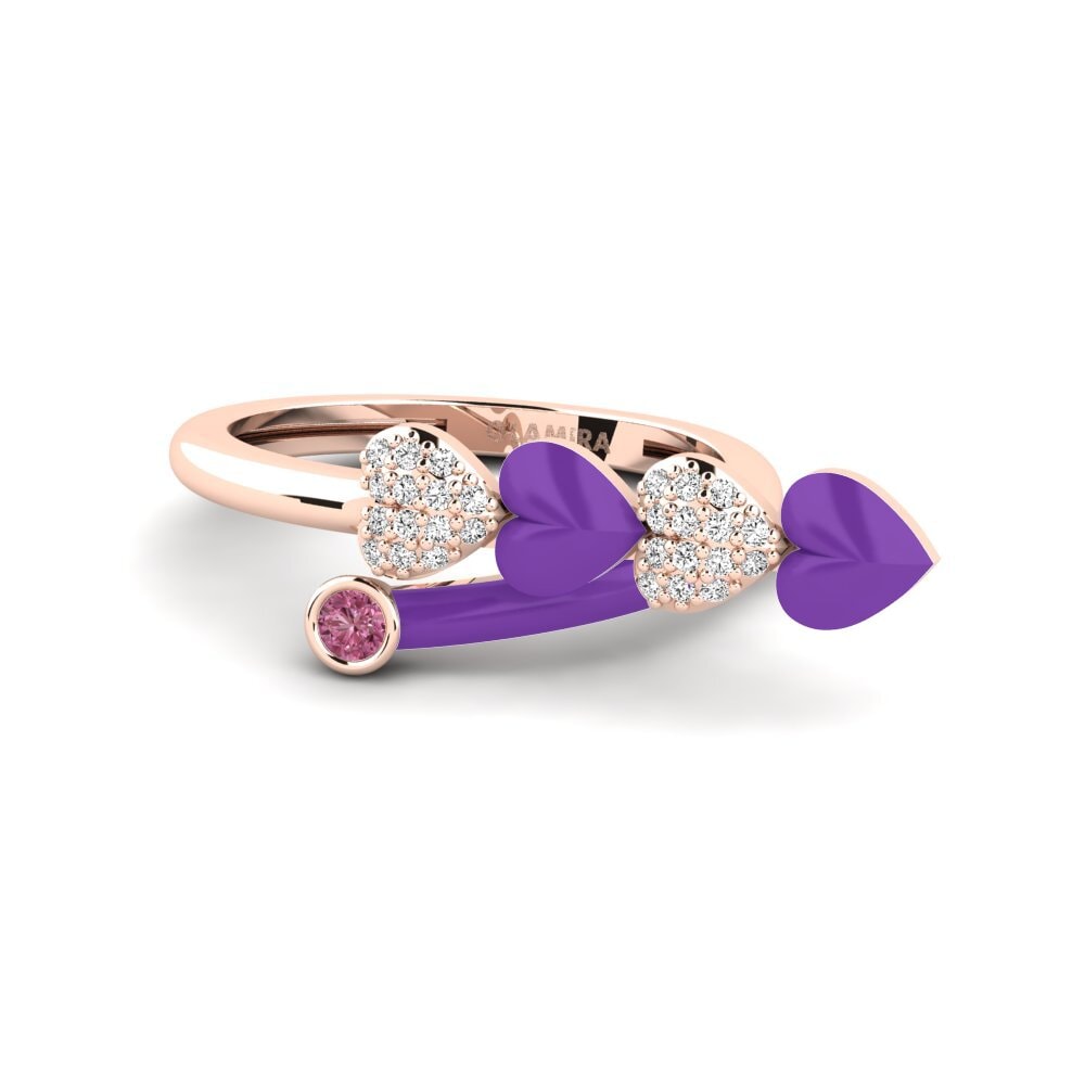 Granate Rhodolite Anillo Jacaylka