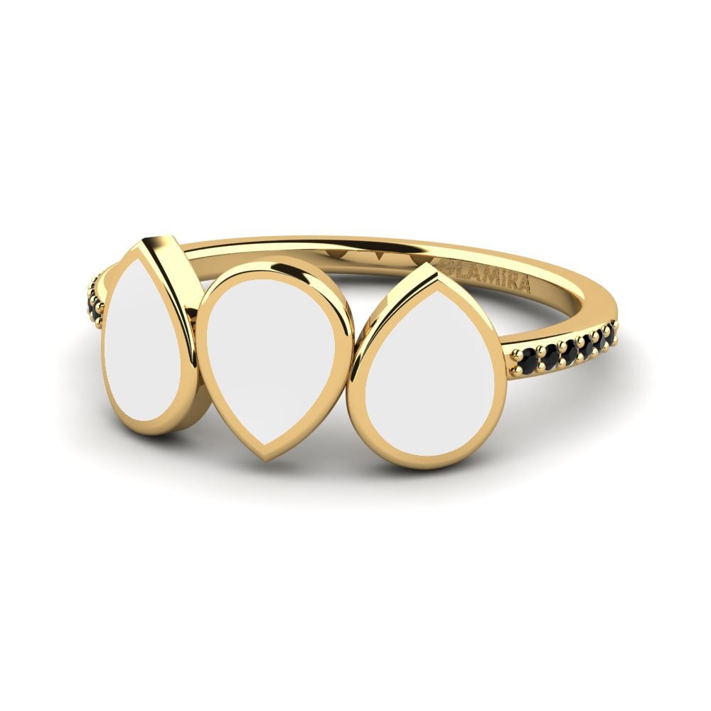 Schwarzer Diamant Ring Jackie