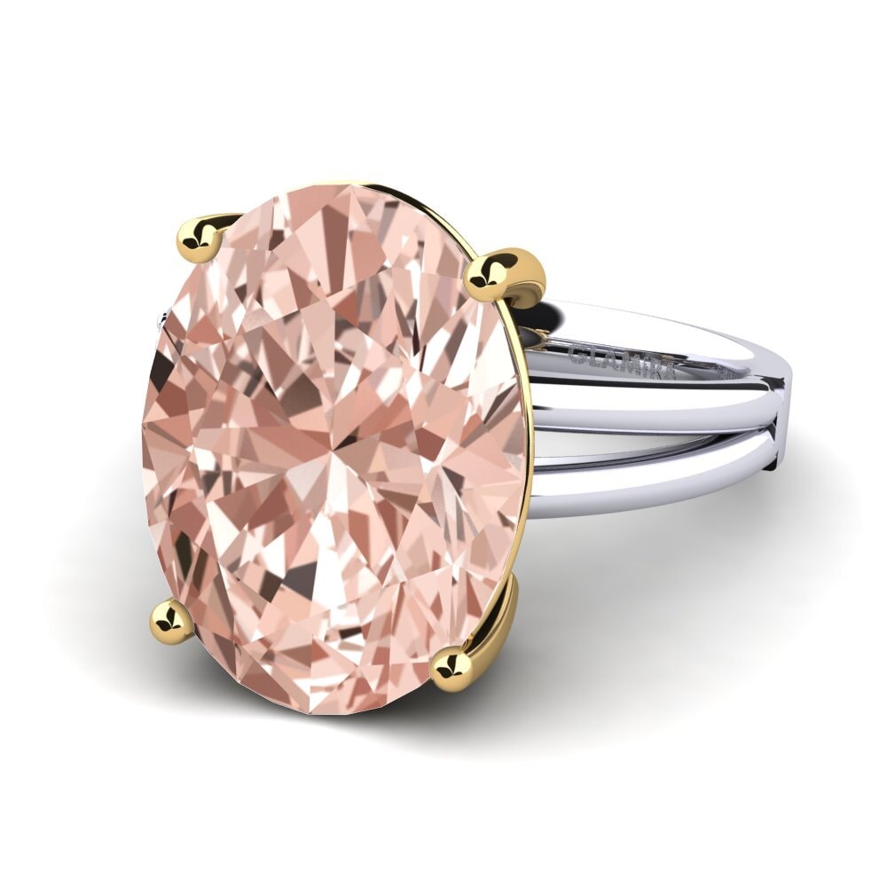 18ct White / Yellow Gold Ring Jadora