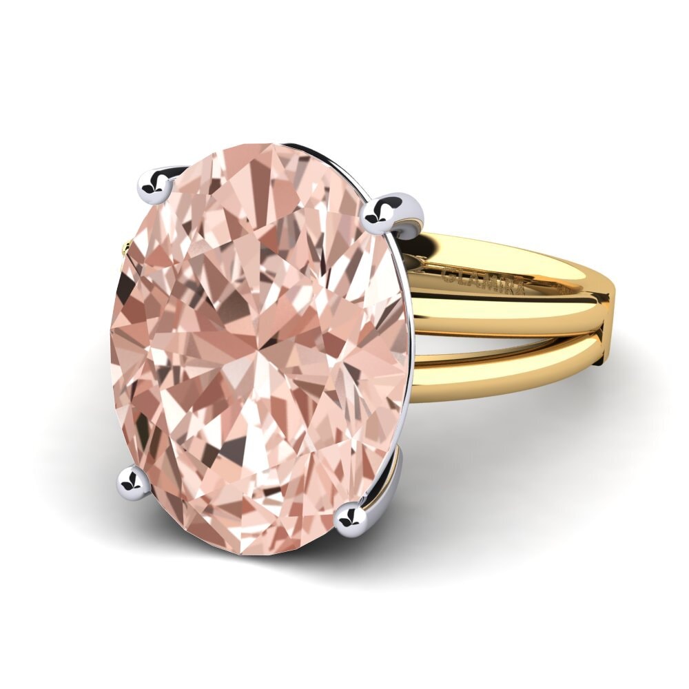 14ct Yellow / White Gold Ring Jadora