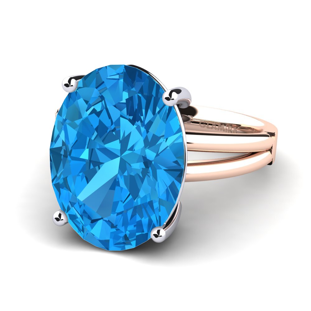 Blue Topaz Ring Jadora