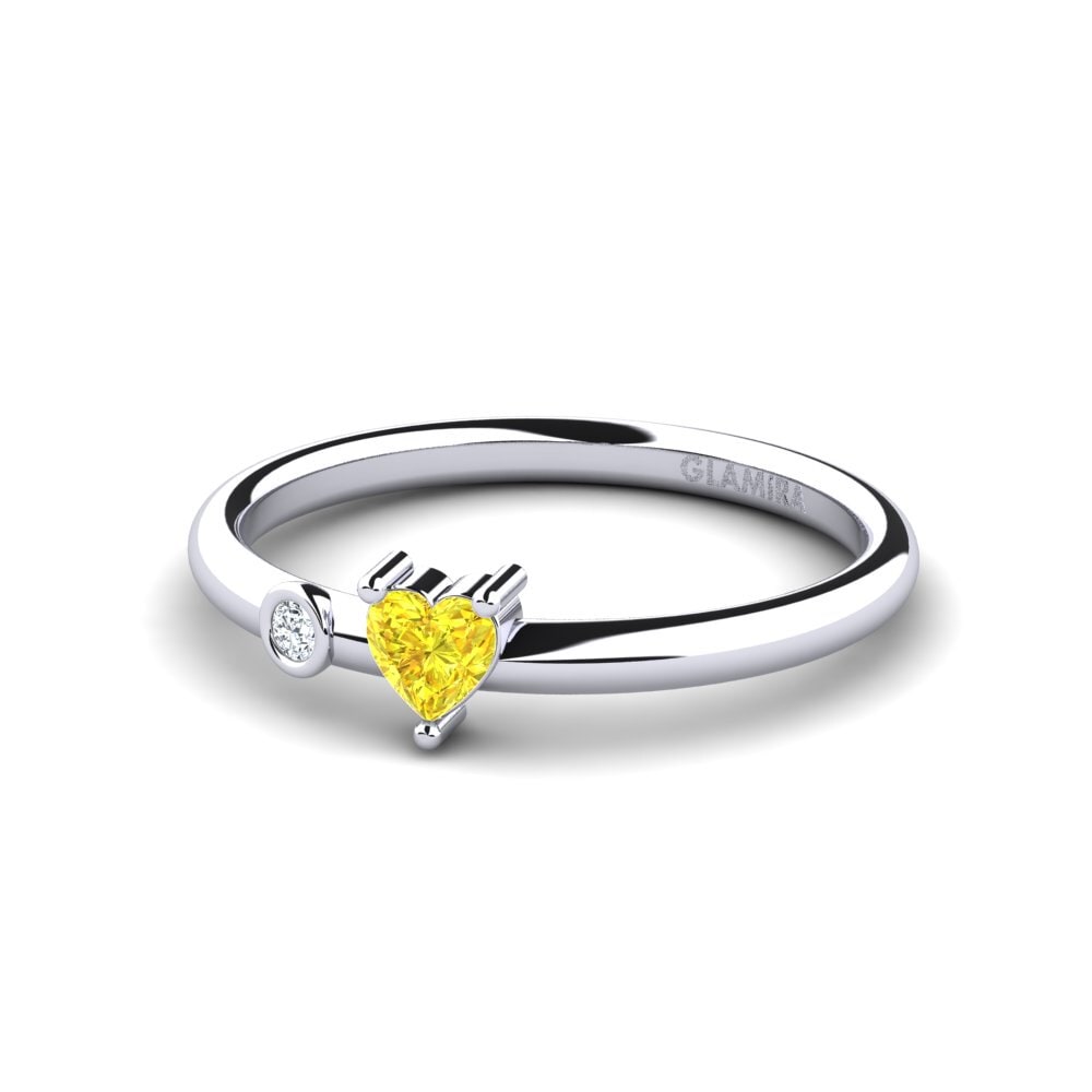 Yellow Sapphire Women's Ring Jakanis