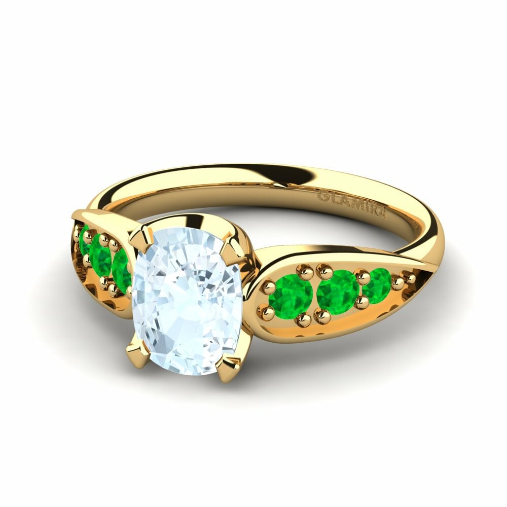 Aguamarina Anillo de compromiso Jaleissa