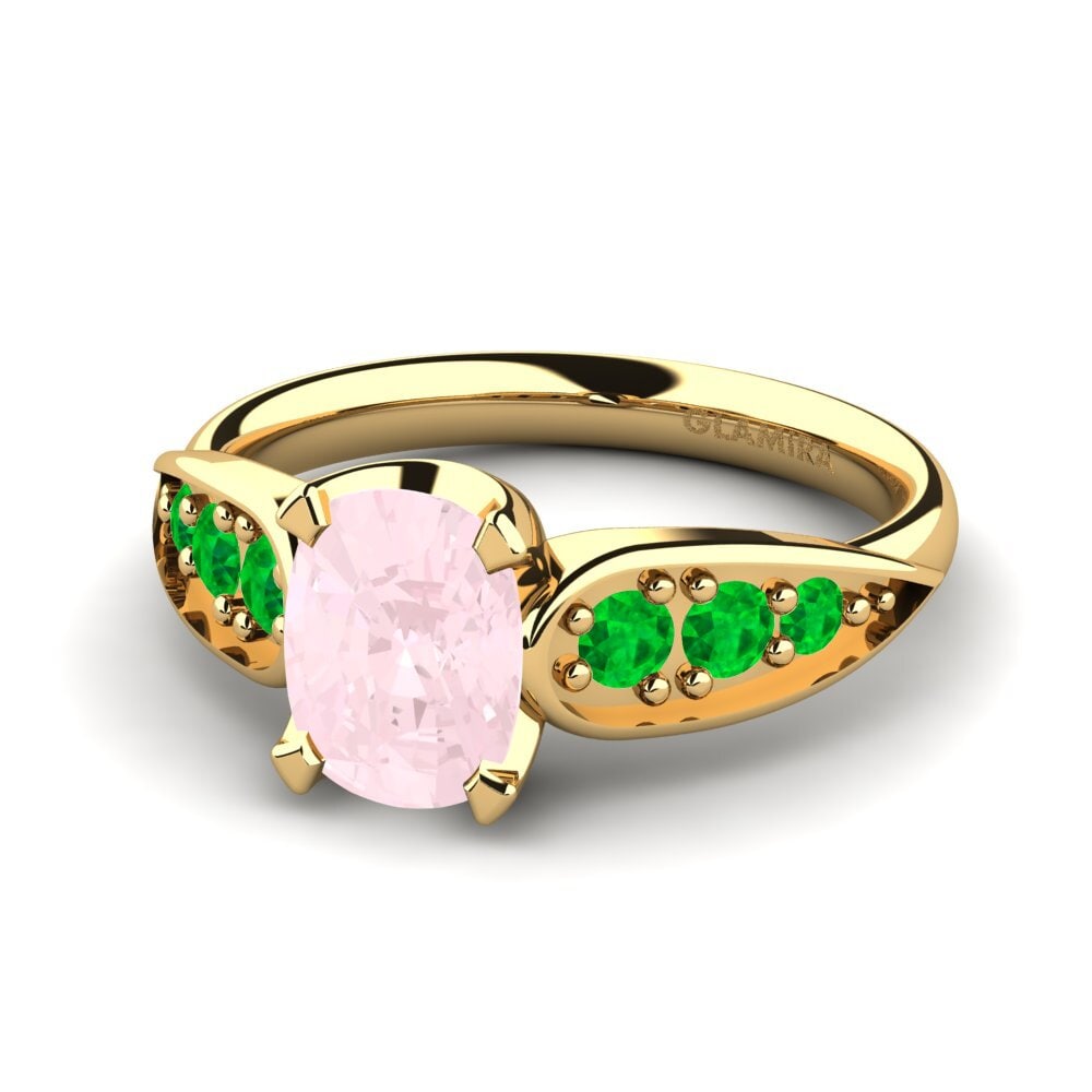 Rose Quartz Engagement Ring Jaleissa
