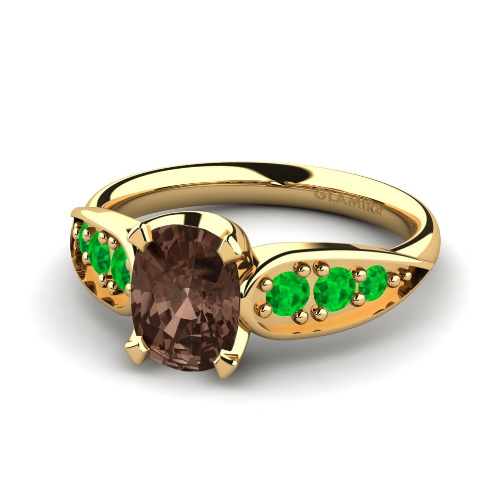 Smoky Quartz Engagement Ring Jaleissa