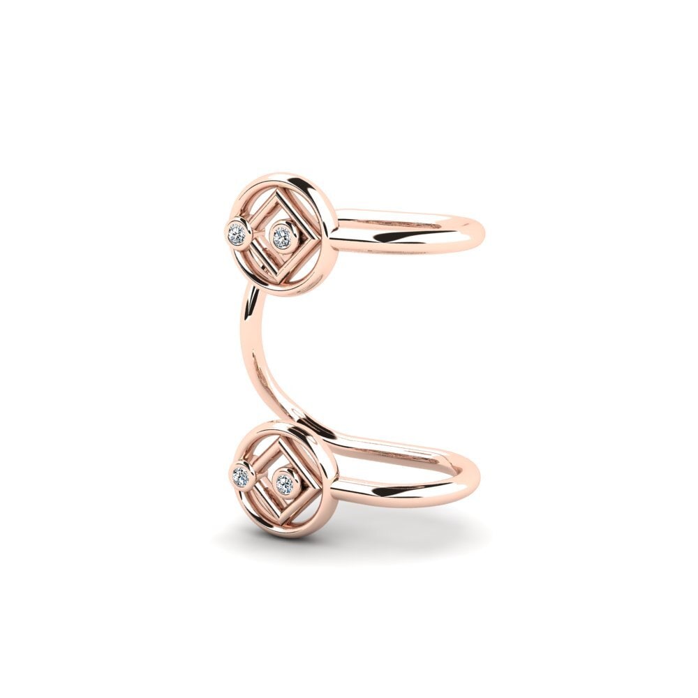 14K Rood Goud Dames Oorbellen Jameyef
