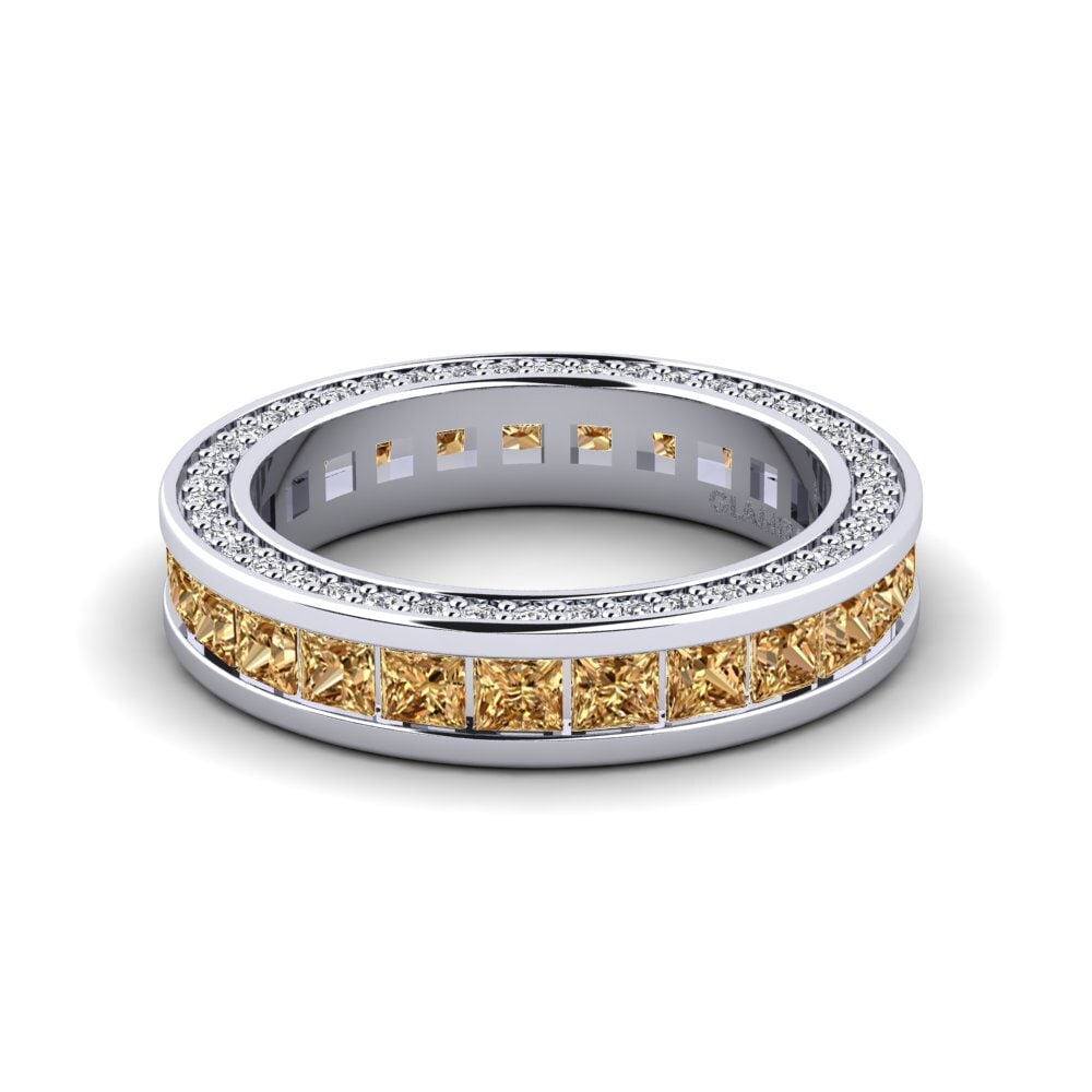 950 Platinum Brown Diamond Ring Jamie