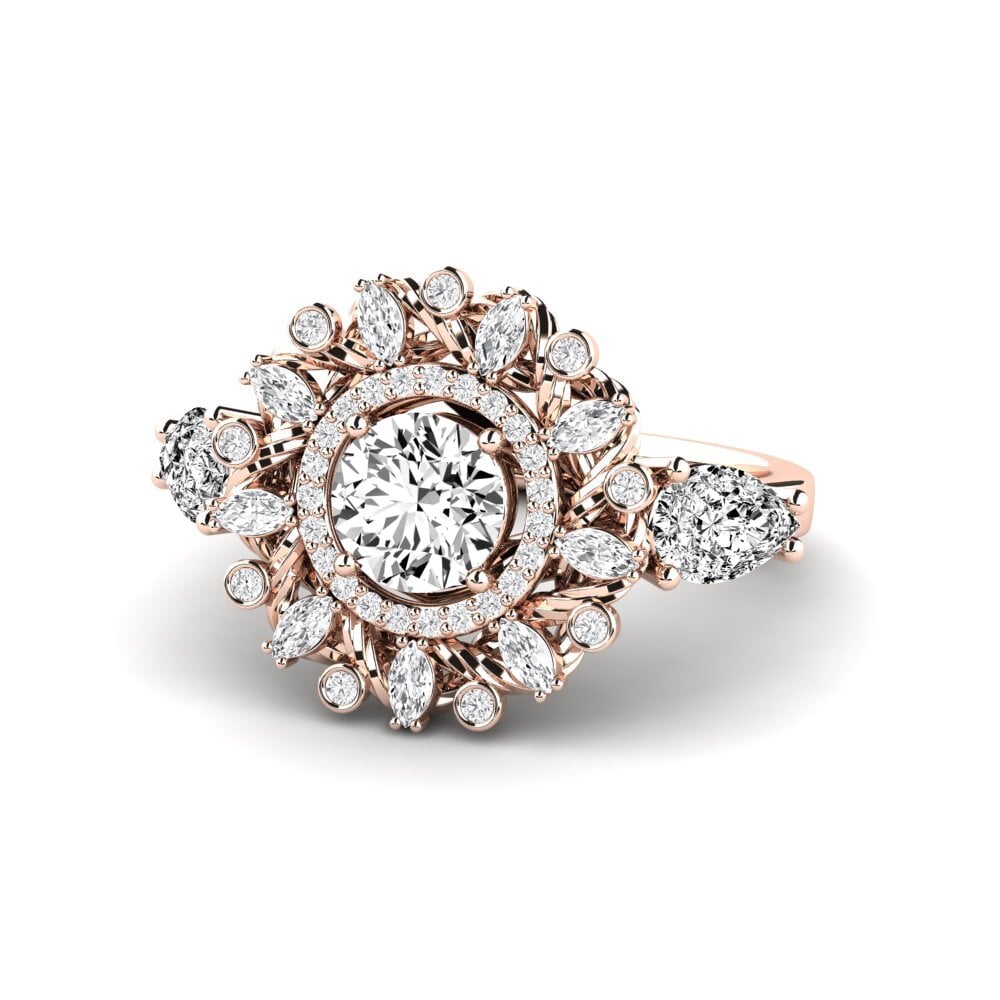 Moissanite Engagement Ring Janeiro