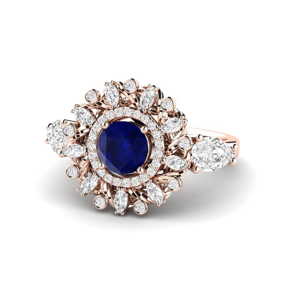 Sapphire Engagement Ring Janeiro