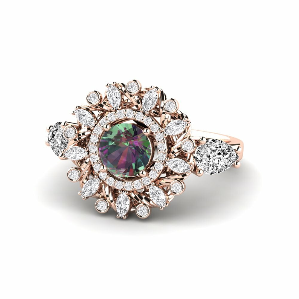Mystic Topaz Engagement Ring Janeiro