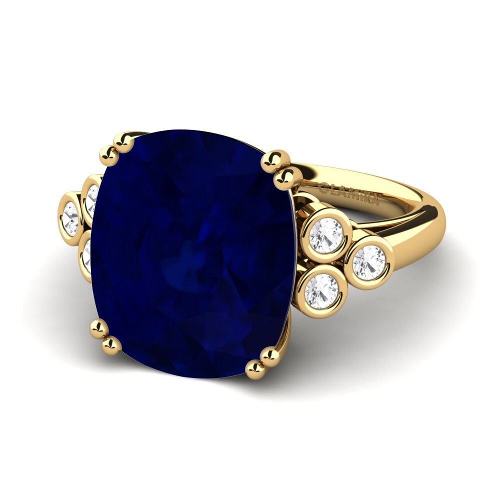 18k Oro Amarillo Anillo Jaselle