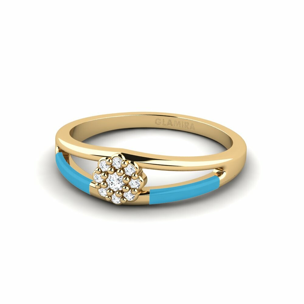 14k Yellow Gold Ring Jautri