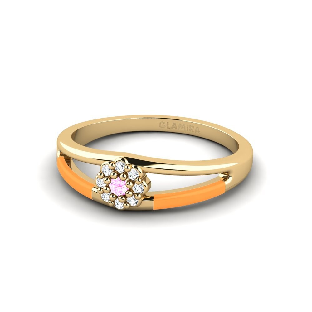 Rosa Saphir Ring Jautri