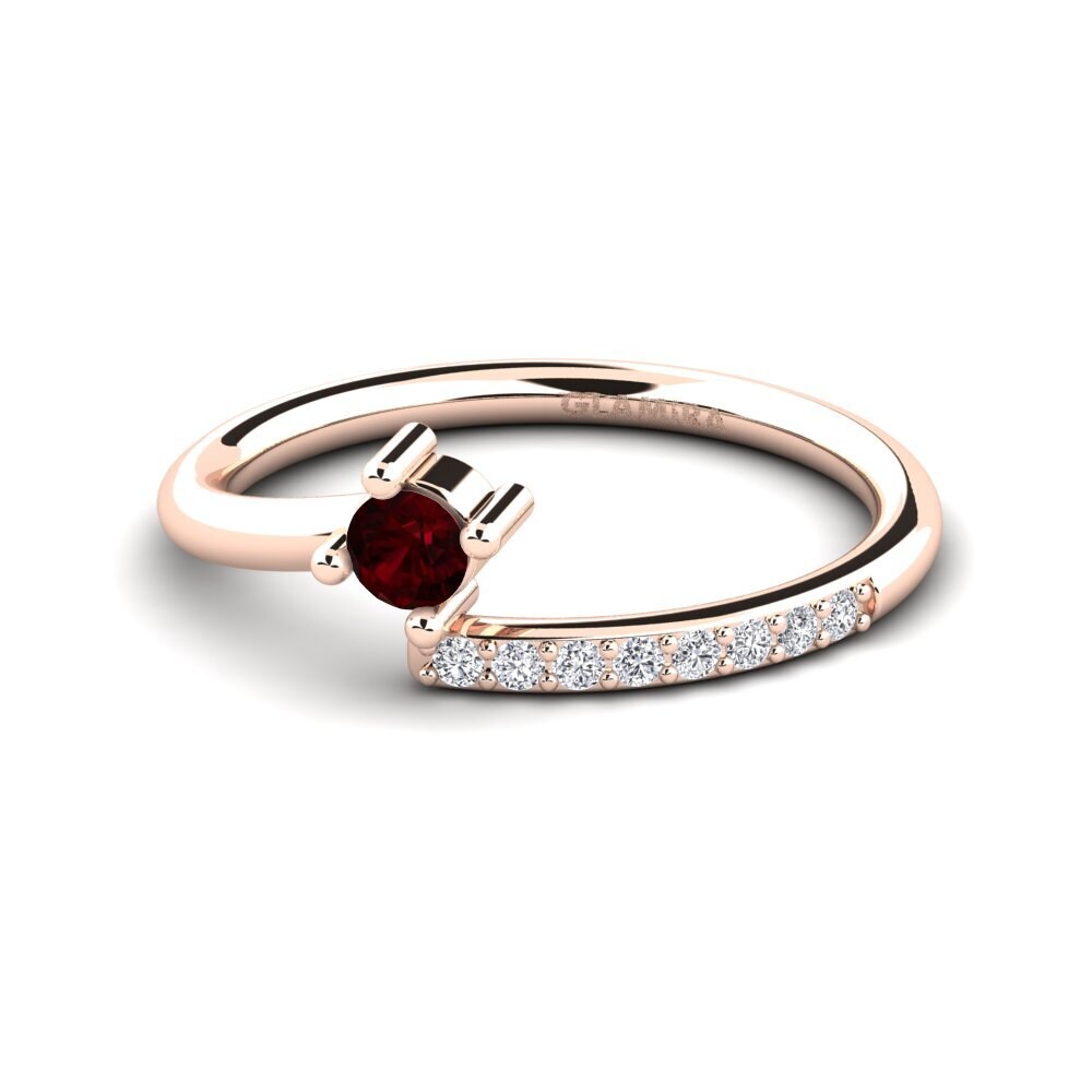 Garnet Ring Javier