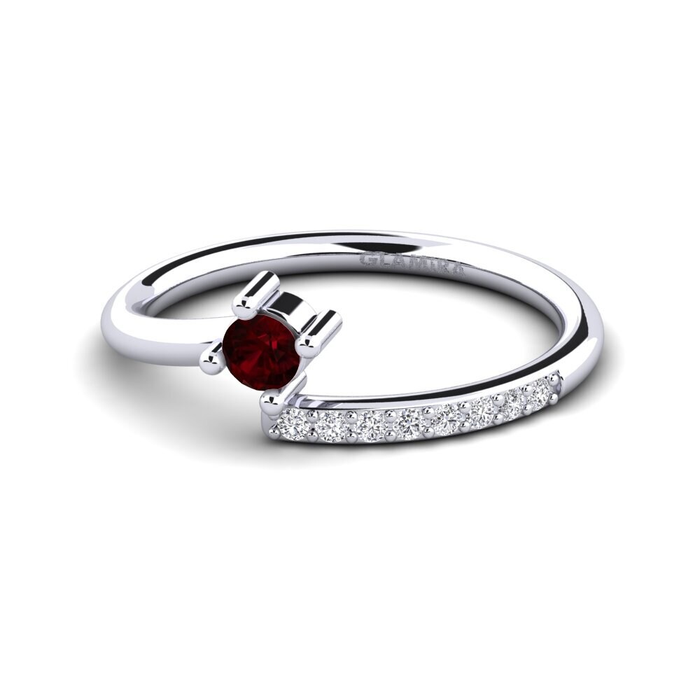 Garnet Ring Javier