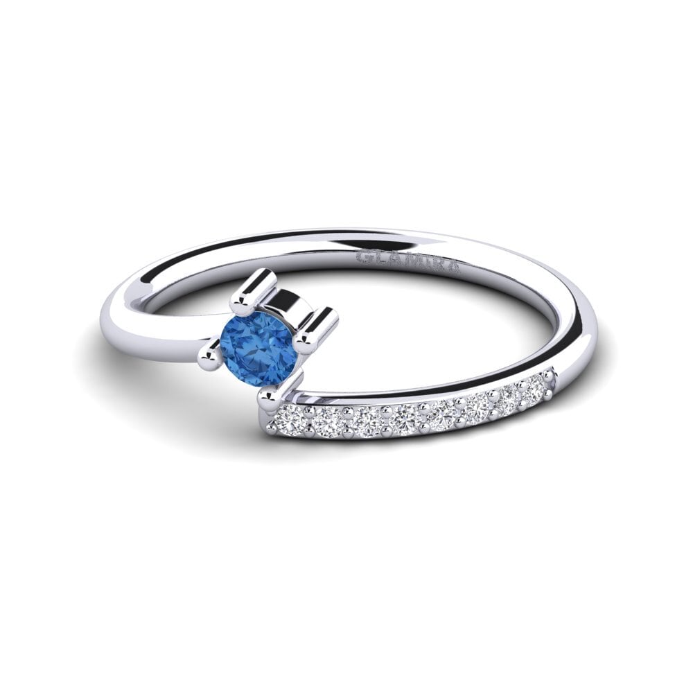 sapphire-zirconia แหวน Javier
