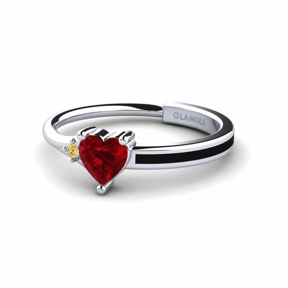 Swarovski crveni Zaručnički prsten Jay