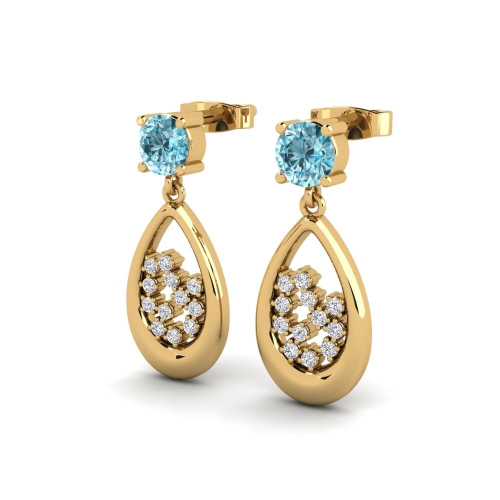 Blue Zircon Women's Earring Jayant