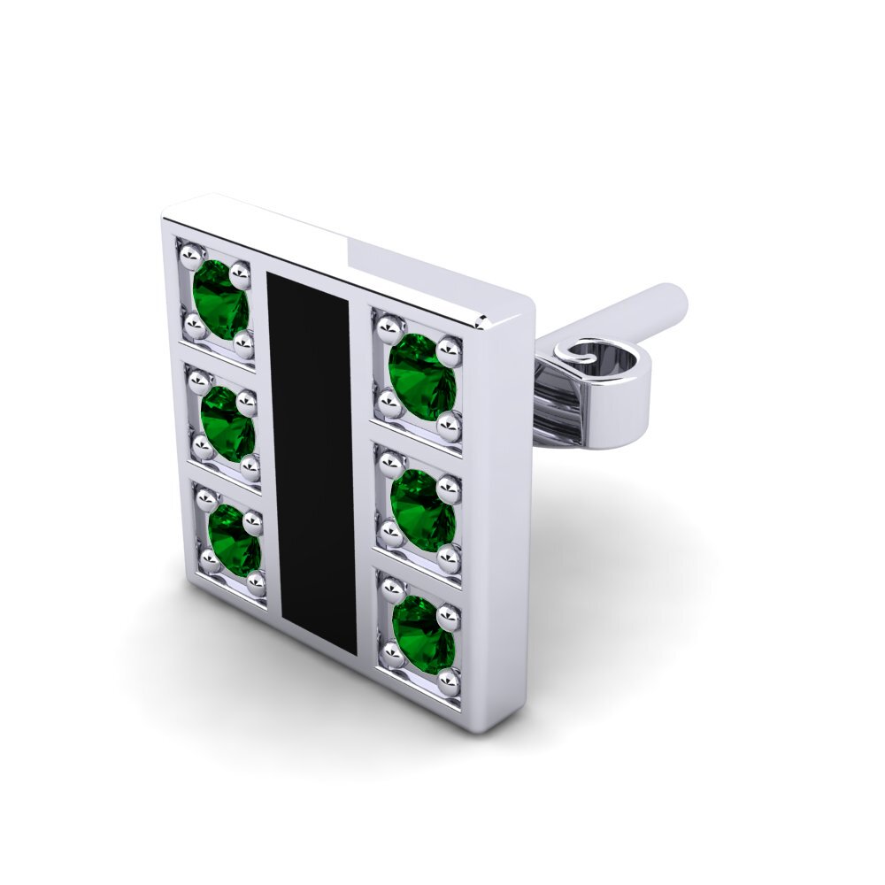 Green Zirconia Men's Earring Jayce