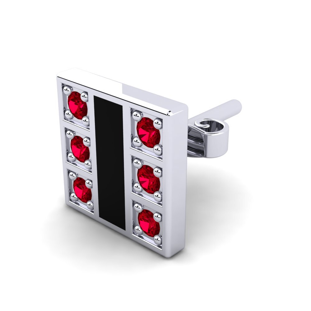 Circonita Roja Pendiente para hombre Jayce