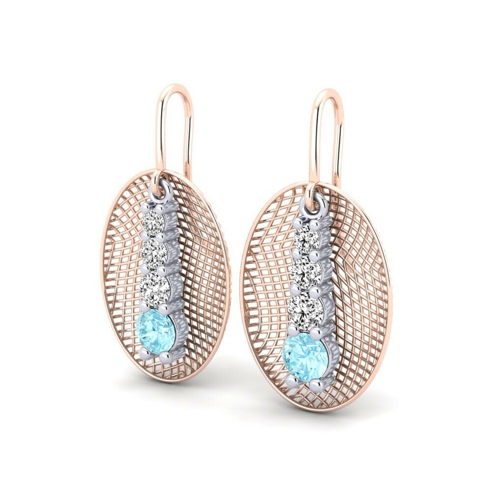 Aguamarina Pendiente de mujer Jeanelle