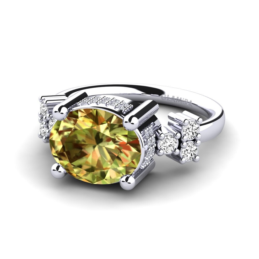 Sultan Stone Engagement Ring Jemelia