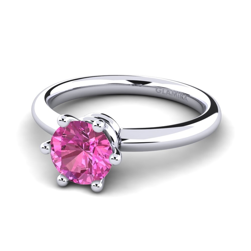 Rosa Topas Forlovelsesring Jemma 1.0 crt