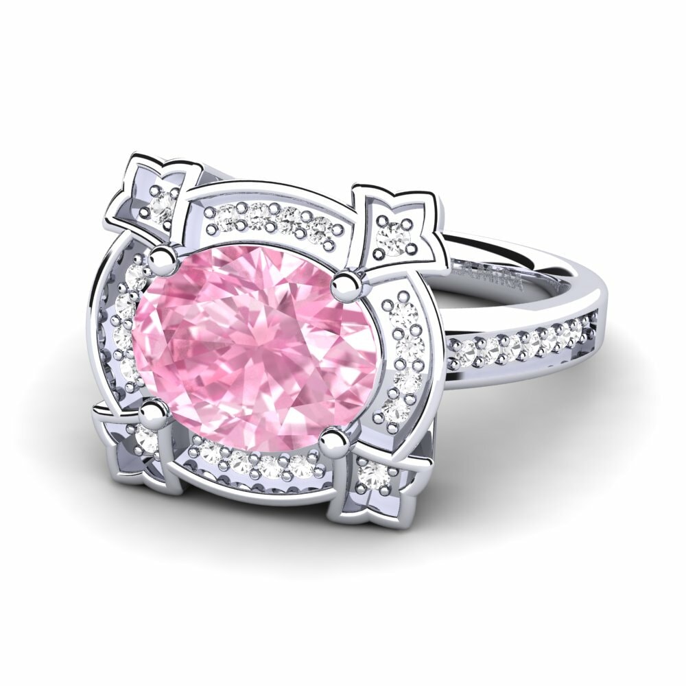 Pink Sapphire Engagement Ring Jenavecia