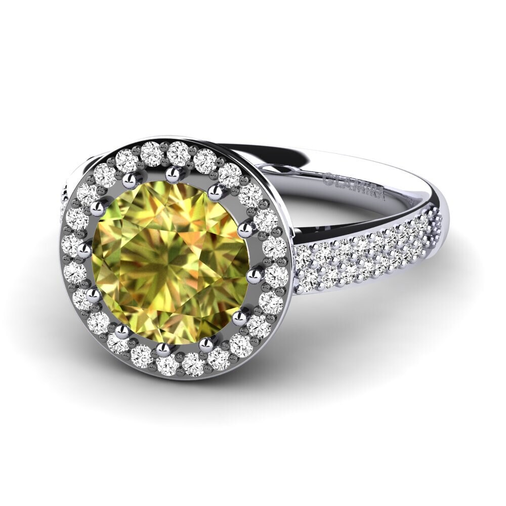 Sultan Stone Engagement Ring Zebo