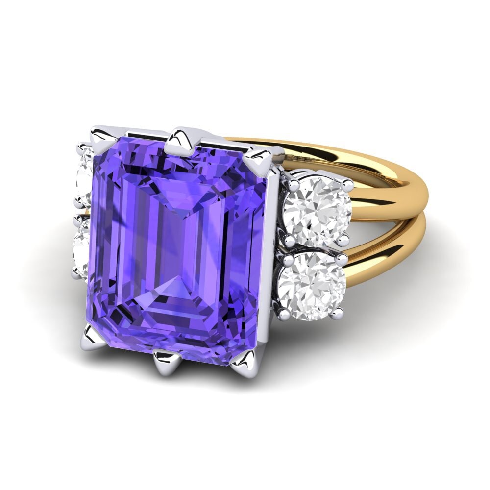 14ct Yellow / White Gold Ring Jensine