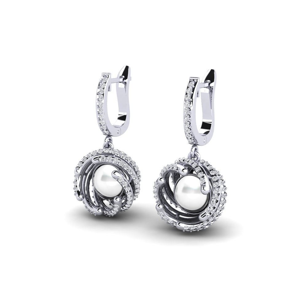 Diamante cultivado en laboratorio Pendiente de mujer Jenyl